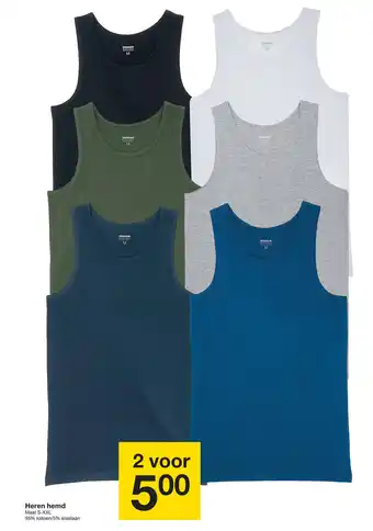Heren hemd Maat S-XXL