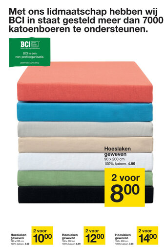 Hoeslaken geweven