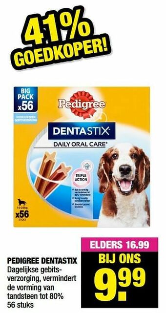Big Bazar Pedigree dentastix aanbieding
