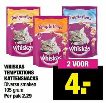 Whiskas temptations kattensnacks