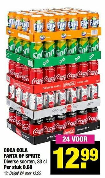 Big Bazar Coca cola fanta of sprite aanbieding