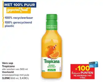 Carrefour Market Tropicana Vers sap aanbieding