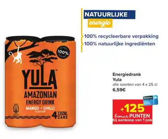 Carrefour Market Yula Energiedrank aanbieding