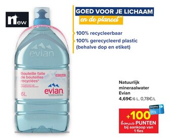Carrefour Market Evian Natuurlijk mineraalwater aanbieding