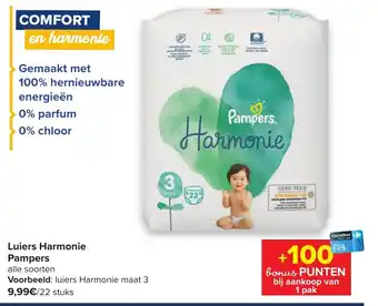 Carrefour Market Pampers Luiers Harmonie aanbieding