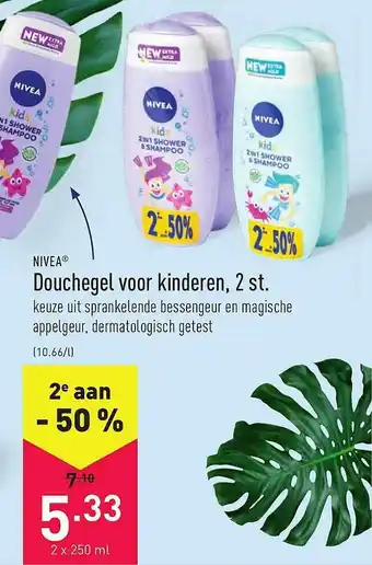ALDI Nivea Douchegel Voor Kinderen 2 St. aanbieding