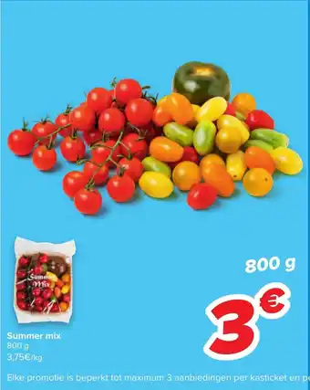 Carrefour Summer mix, 800 g aanbieding