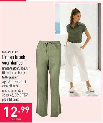 ALDI Up2fashion Linnen Broek Voor Dames aanbieding