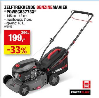 Hubo Zelftrekkende Benzinemaaier aanbieding