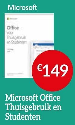 Selexion Microsoft office thuisgebruik en studenten aanbieding
