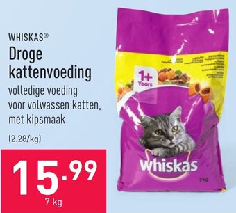 ALDI Whiskas Droge Kattenvoeding aanbieding