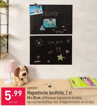 ALDI Expertiz Magnetische Bordfolie, 2st aanbieding