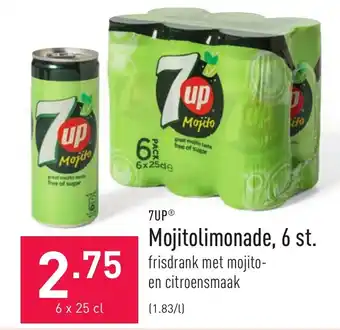 ALDI 7Up Mojitolimonade, 6st aanbieding