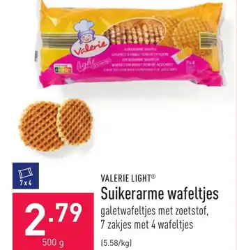 Valerie Light Suikerarme Wafeltjes