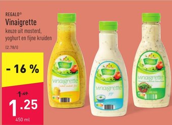 ALDI Regalo Vinaigrette aanbieding