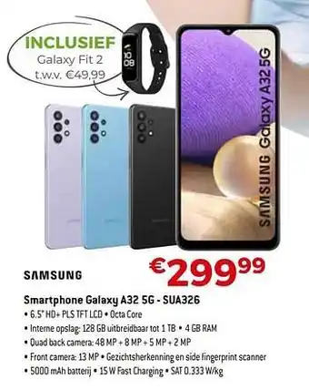Exellent Samsung smartphone galaxy a32 5g - sua326 aanbieding