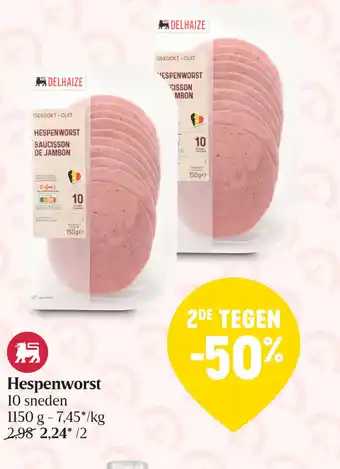Hespenworst 10 Sneden