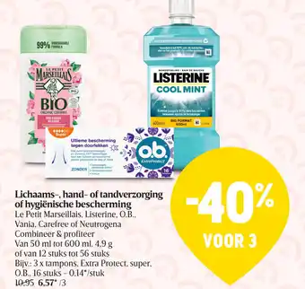 Lichaams-, Hand- of Tandverzorging of Hygienische Bescherming