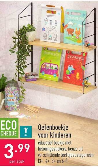 ALDI Oefenboekje Voor Kinderen aanbieding