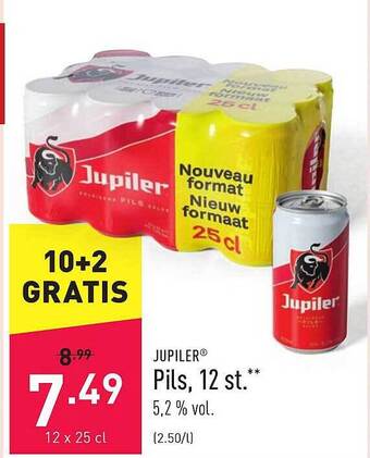 ALDI Jupiler Pils, 12 St aanbieding