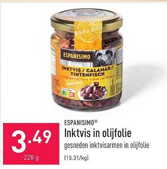 ALDI Inktvis In Olijfolie aanbieding