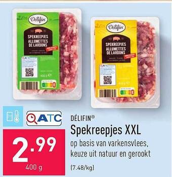 ALDI Spekreepjes Xxl aanbieding