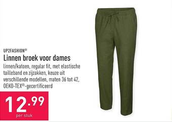 ALDI Linnen Broek Voor Dames aanbieding