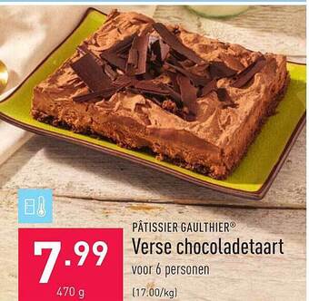ALDI Verse Chocoladetaart aanbieding