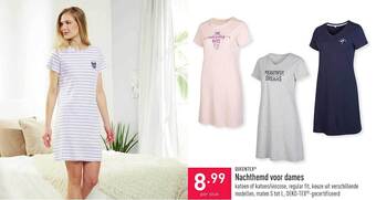 ALDI Nachthemd Voor Dames aanbieding