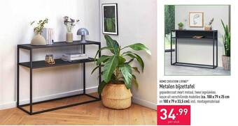 ALDI Metalen Bijzettafel aanbieding