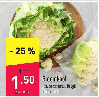 ALDI Bloemkool aanbieding