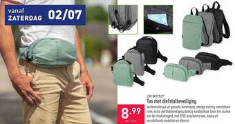 ALDI Tas Met Diefstalbeveiliging aanbieding