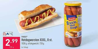 ALDI Hotdogworsten Xxxl, 8 St aanbieding