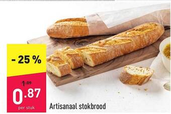 ALDI Artisanaal Stokbrood aanbieding
