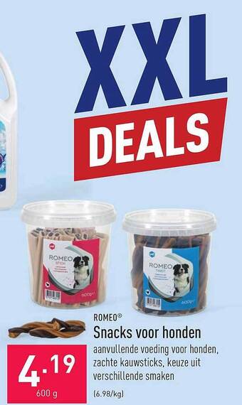 ALDI Snacks Voor Honden aanbieding