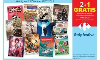Carrefour Alle Titels Verschenen Voor Stripfestival aanbieding