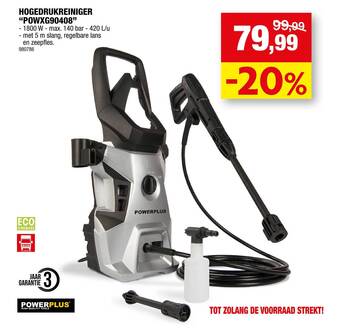 Hubo Hogedrukreiniger aanbieding