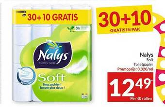 Intermarché Nalys Toiletpapier aanbieding