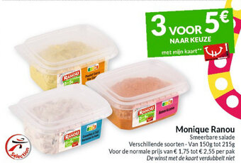 Intermarché Monique Ranou Smeerbare Salade aanbieding