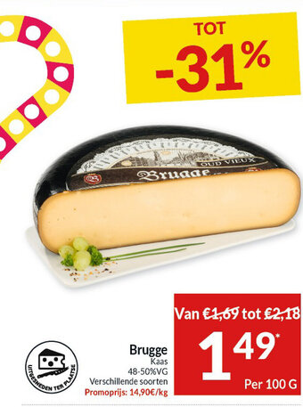 Intermarché Brugge Kaas aanbieding