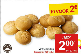 Witte Bollen 10 Stuks