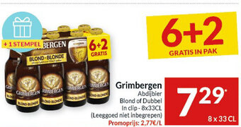 Intermarché Grimbergen Abdijbier Blond of Dubbel aanbieding