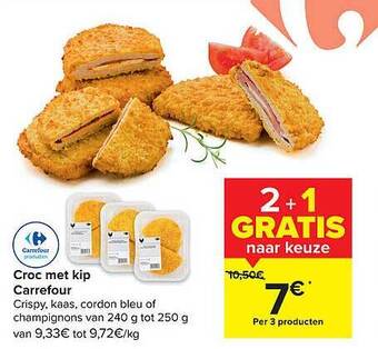 Carrefour Market Croc Met Kip Carrefour aanbieding