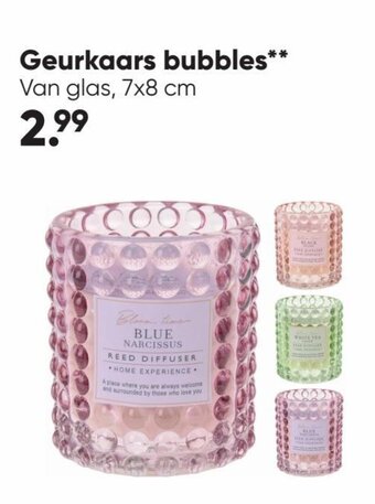 Big Bazar Geurkaars bubbles aanbieding