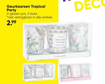 Geurkaarsen Tropical Party