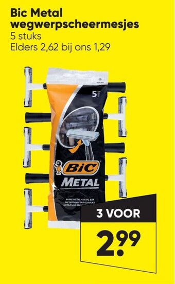 Bic Metal wegwerpscheermesjes