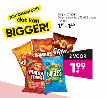 Big Bazar Lay's chips aanbieding