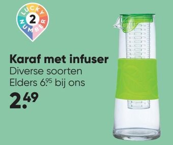Karaf met infuser