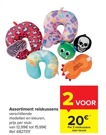 Assortiment reiskussens