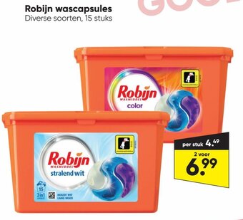 Big Bazar Robijn wascapsules aanbieding